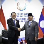 bertemu pm lao pdr siphandone, presiden prabowo bahas upaya peningkatan sektor perdagangan