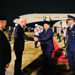 dari peru, presiden prabowo subianto tiba di brasil