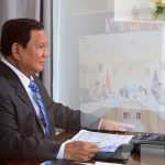 presiden prabowo subianto gelar rapat terbatas dari amerika serikat, terkait bencana erupsi gunung lewotobi laki laki di flores timur