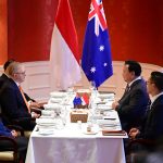 presiden prabowo santap pagi bersama pm albanese di peru