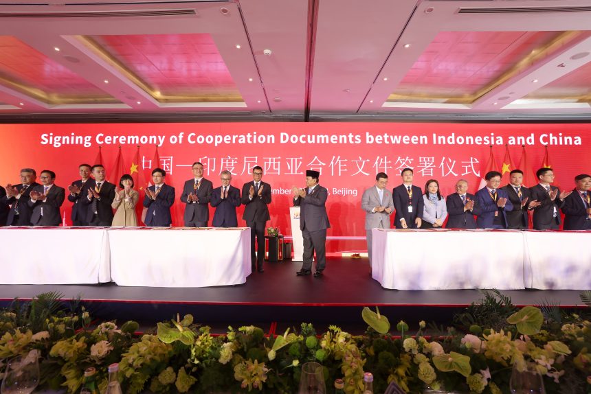 presiden prabowo hadiri pertemuan bisnis dengan sejumlah pengusaha rrt