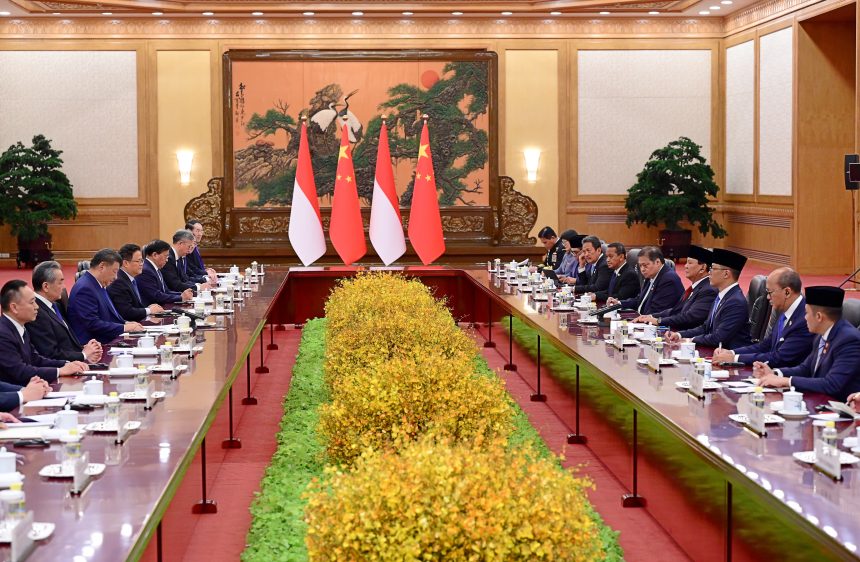 gelar pertemuan bilateral, presiden prabowo dan presiden xi jinping sepakat perkuat kemitraan strategis indonesia-tiongkok
