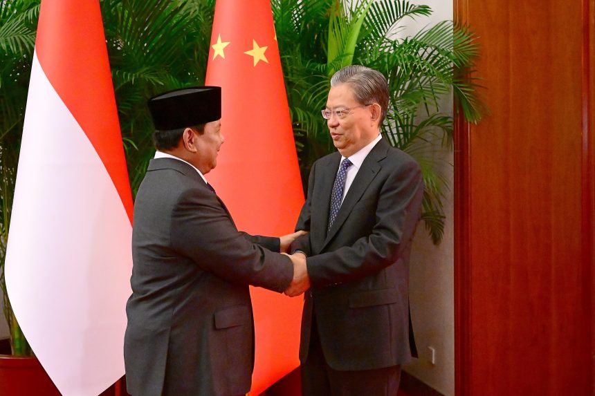 bertemu zhao leji, presiden prabowo tegaskan komitmen pererat hubungan indonesia-tiongkok