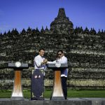 indonesia–prancis luncurkan kemitraan strategis kebudayaan di candi borobudur