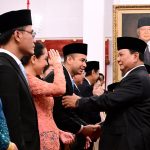 presiden prabowo subianto lantik sejumlah pejabat negara