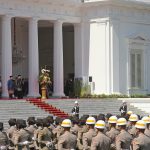 prosesi pisah-sambut presiden ri dari jokowi ke prabowo subianto di istana merdeka, jakarta