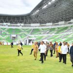 presiden jokowi resmikan stadion utama sumatra utara di kabupaten deli serdang