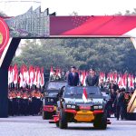 presiden jokowi tinjau apel kesiapan pengamanan pelantikan presiden dan wakil presiden terpilih
