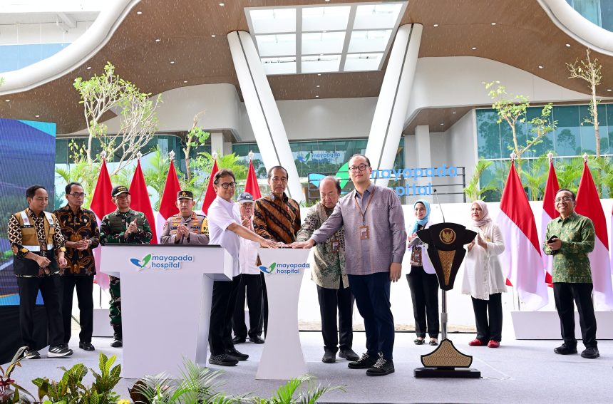 presiden jokowi resmikan mayapada hospital nusantara, rs berstandar internasional hadir di ikn