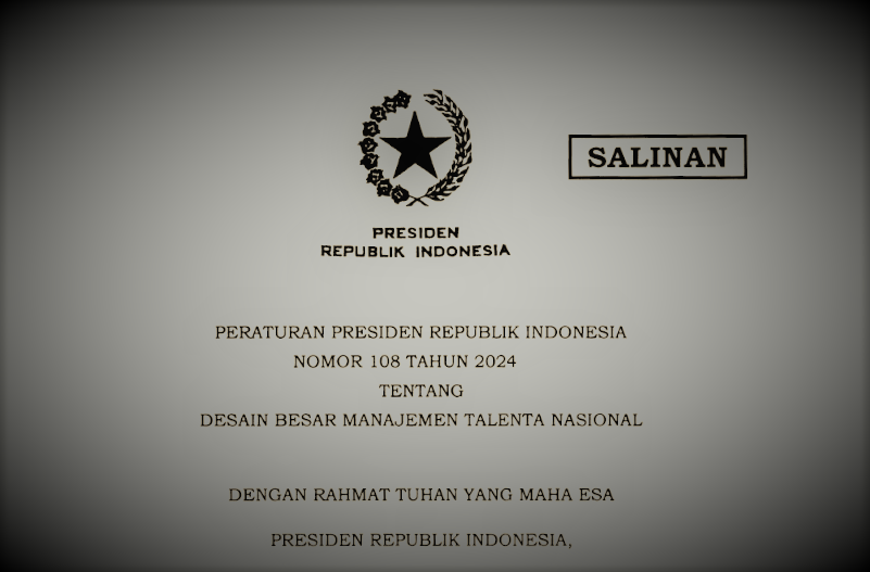 presiden jokowi tetapkan perpres 108/2024 tentang desain besar manajemen talenta nasional