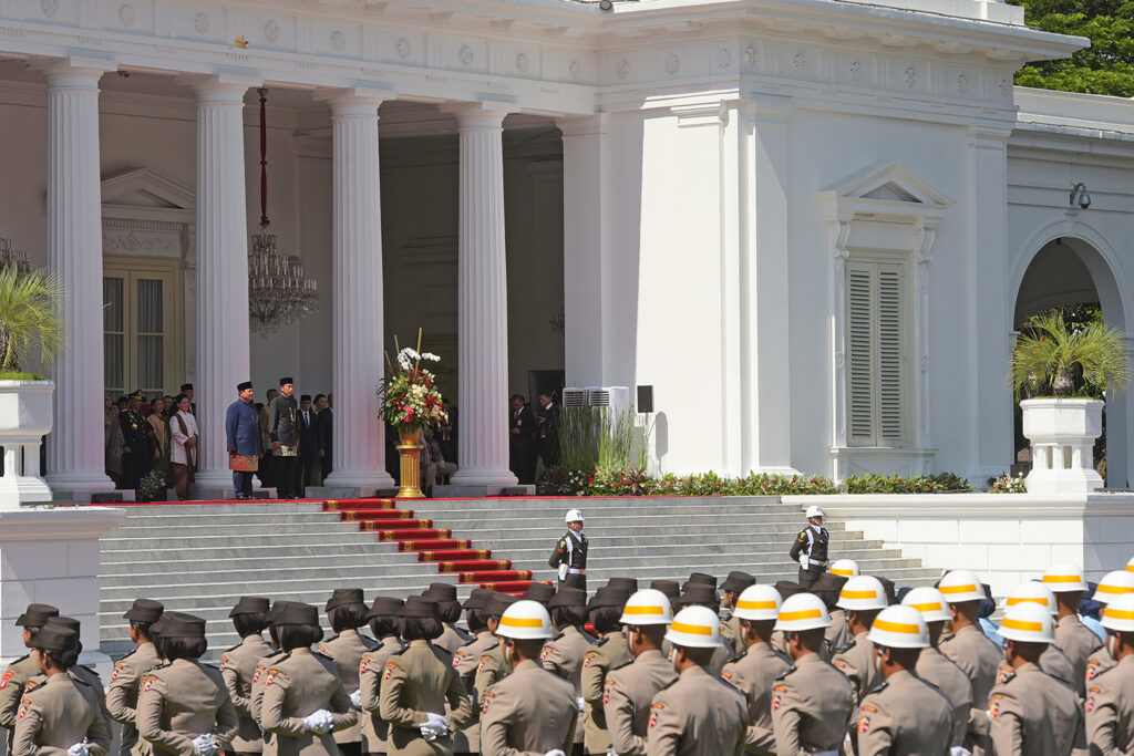 prosesi pisah-sambut presiden ri dari jokowi ke prabowo subianto di istana merdeka, jakarta 18 prosesi pisah-sambut presiden ri dari jokowi ke prabowo subianto di istana merdeka, jakarta