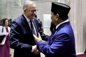 president prabowo makes visit to pm albanese at hotel 18 president prabowo makes visit to pm albanese at hotel