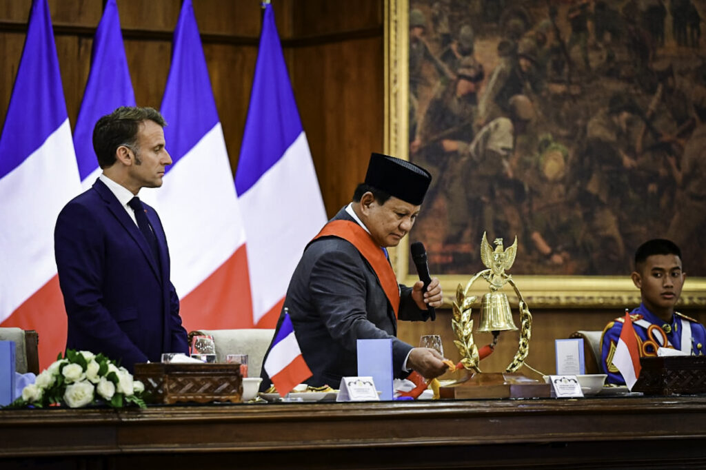 president prabowo subianto, president macron attend luncheon at military academy in magelang 18 president prabowo subianto, president macron attend luncheon at military academy in magelang