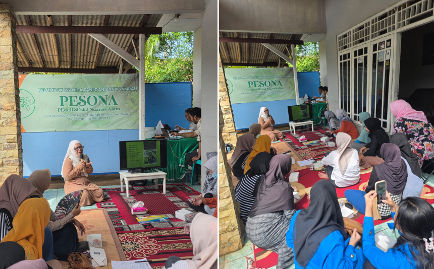 pemberdayaan wanita tani di tangerang, dosen dan mahasiswa ubsi buat pelatihan hidroponik