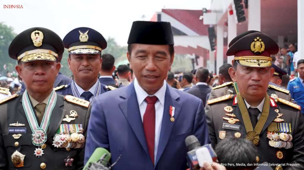 presiden jokowi: hut tni ke-79 tunjukkan kedekatan tni dan rakyat, sebagai kekuatan besar bangsa 18 presiden jokowi: hut tni ke-79 tunjukkan kedekatan tni dan rakyat, sebagai kekuatan besar bangsa