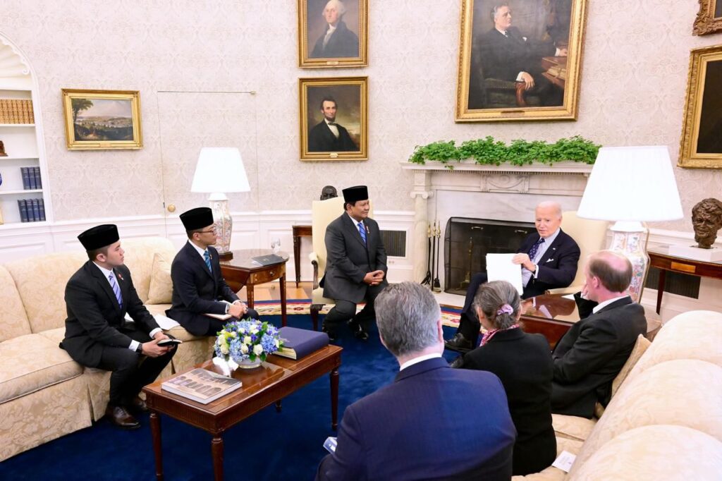 presiden prabowo subianto bertemu presiden joe biden di gedung putih 16 presiden prabowo subianto bertemu presiden joe biden di gedung putih