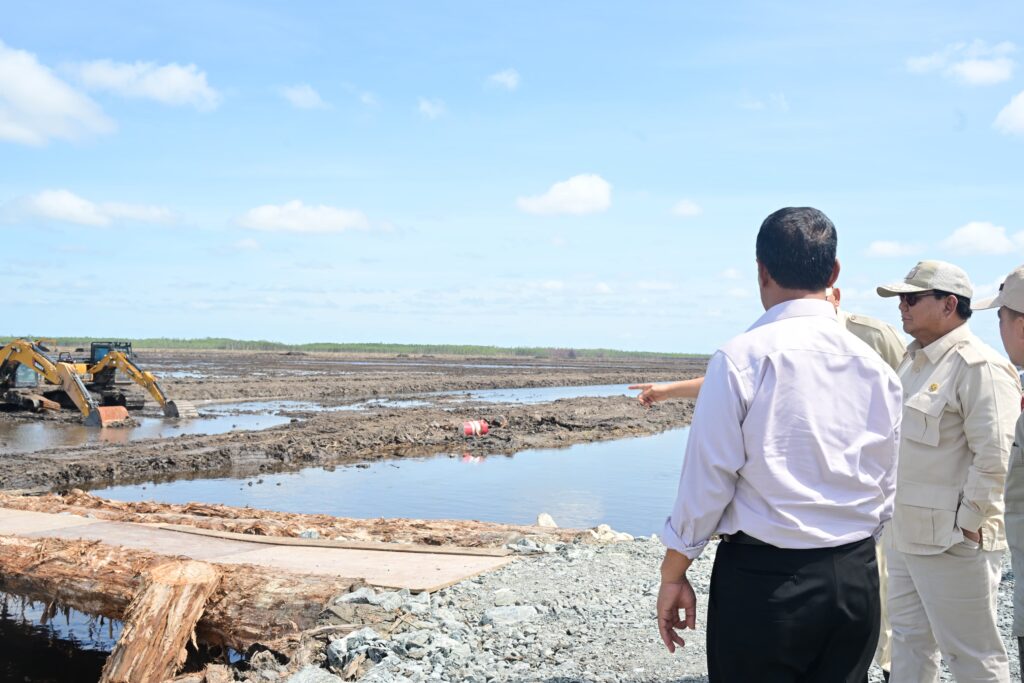 presiden prabowo tinjau infrastruktur areal lumbung pangan di wanam, merauke 18 presiden prabowo tinjau infrastruktur areal lumbung pangan di wanam, merauke