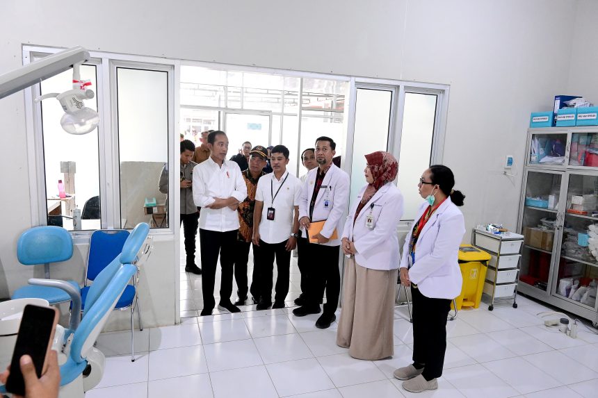 tinjau rsud dr. abdul rivai di berau, presiden jokowi dorong peningkatan fasilitas kesehatan