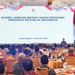 president jokowi hosts lunch meeting, bids farewell to indonesia onward cabinet
