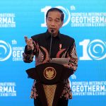 buka iigce 2024, presiden dorong pemanfaatan potensi panas bumi menuju energi bersih