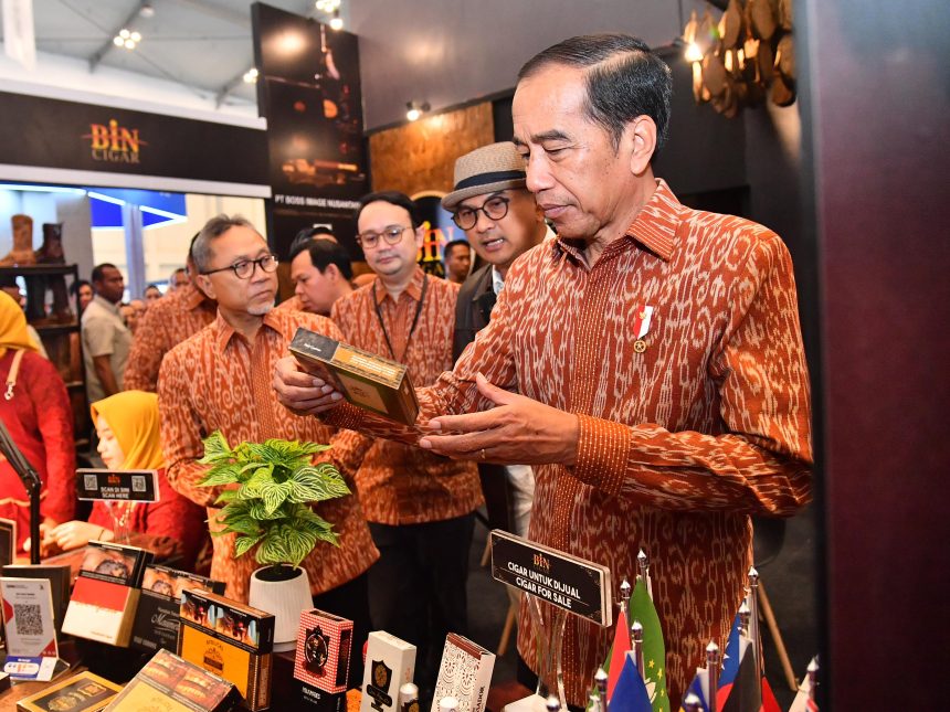president jokowi pushes for local products to be globally competitive