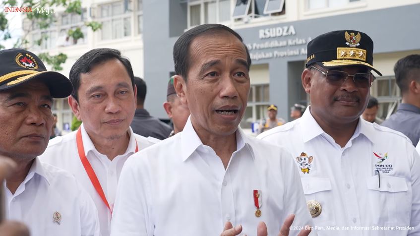 presiden jokowi apresiasi kinerja rsud dr. zainoel abidin, usulkan penambahan fasilitas