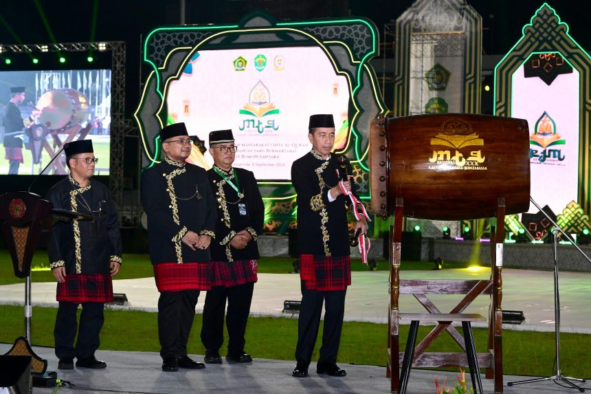 presiden jokowi resmi buka mtq nasional xxx tahun 2024 di samarinda