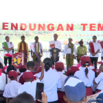resmikan bendungan temef, presiden: kunci kemakmuran di ntt adalah air