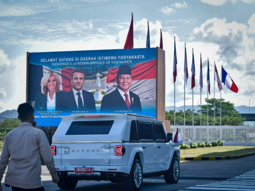 president prabowo welcomes president macron for state visit to magelang military academy