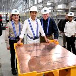 resmikan produksi smelter pt freeport indonesia, presiden jokowi: dorong hilirisasi dan penerimaan negara