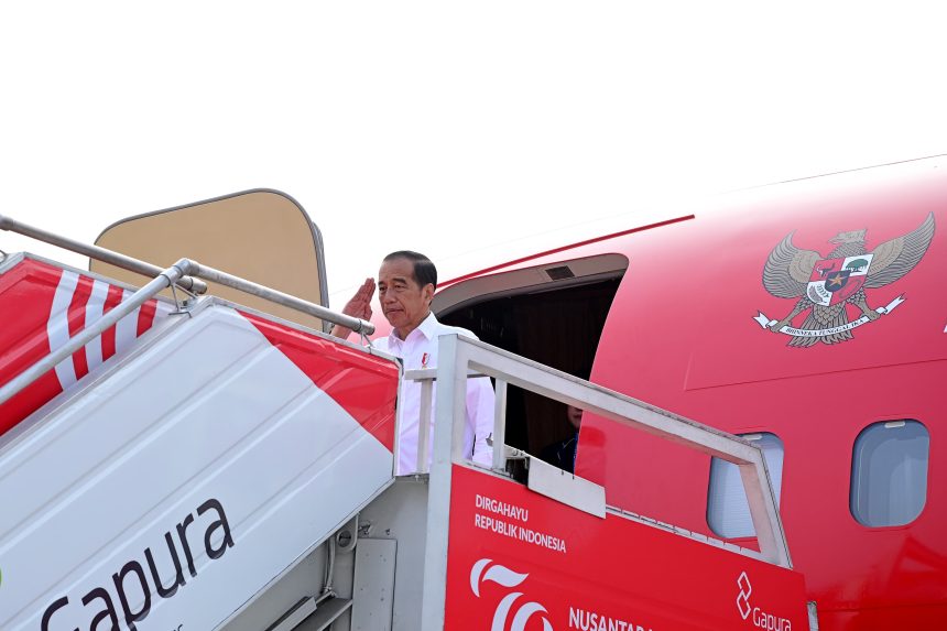 bertolak ke ntb, presiden jokowi akan resmikan smelter tembaga dan pemurnian logam mulia