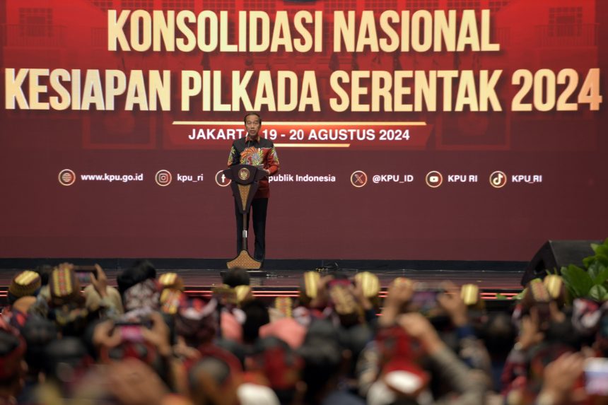presiden jokowi minta kpu matangkan kesiapan pilkada tahun 2024