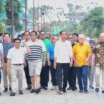 presiden jokowi ajak pimpinan lembaga negara tinjau infrastruktur di ibu kota nusantara