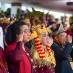 ragam pakaian adat para menteri pada upacara perdana di ibu kota nusantara