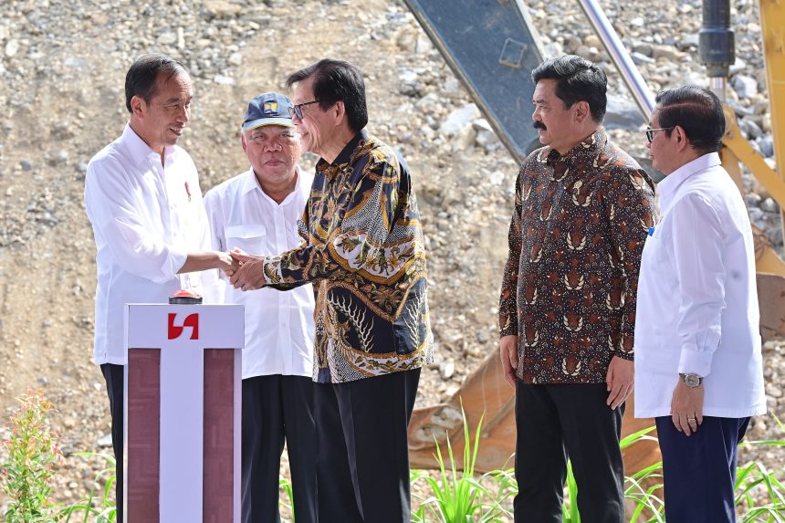 presiden jokowi lakukan groundbreaking swiss-belhotel nusantara