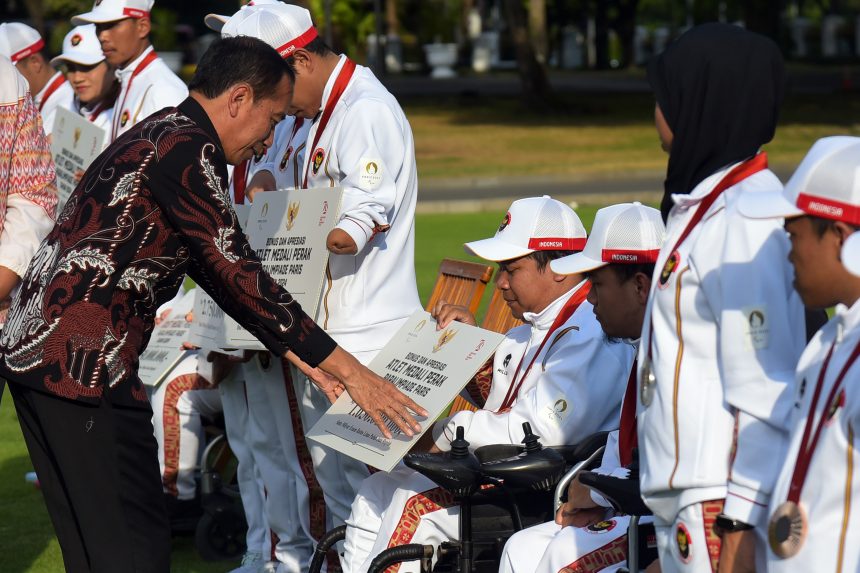 president jokowi grants bonuses, expresses appreciation to paris 2024 paralympic athletes