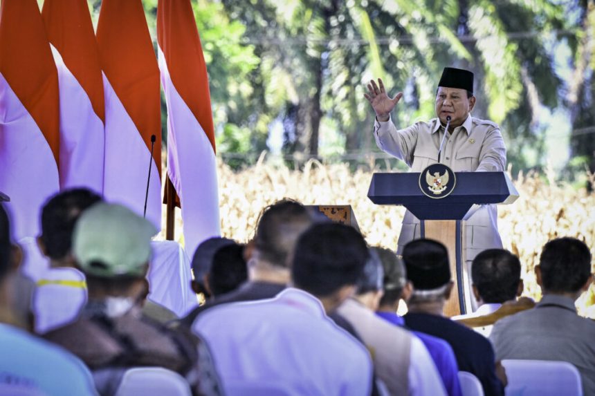 dari bengkayang, presiden prabowo tegaskan komitmen menuju kedaulatan pangan