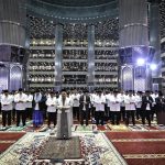 presiden prabowo subianto salat iduladha 1446 hijriah di masjid istiqlal jakarta