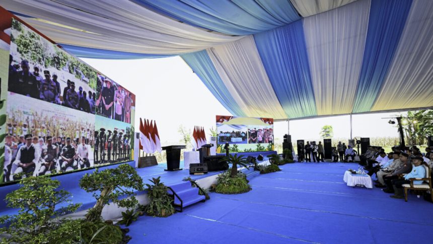 presiden prabowo gelar video conference dengan empat polda: sinergi nasional menuju kedaulatan pangan