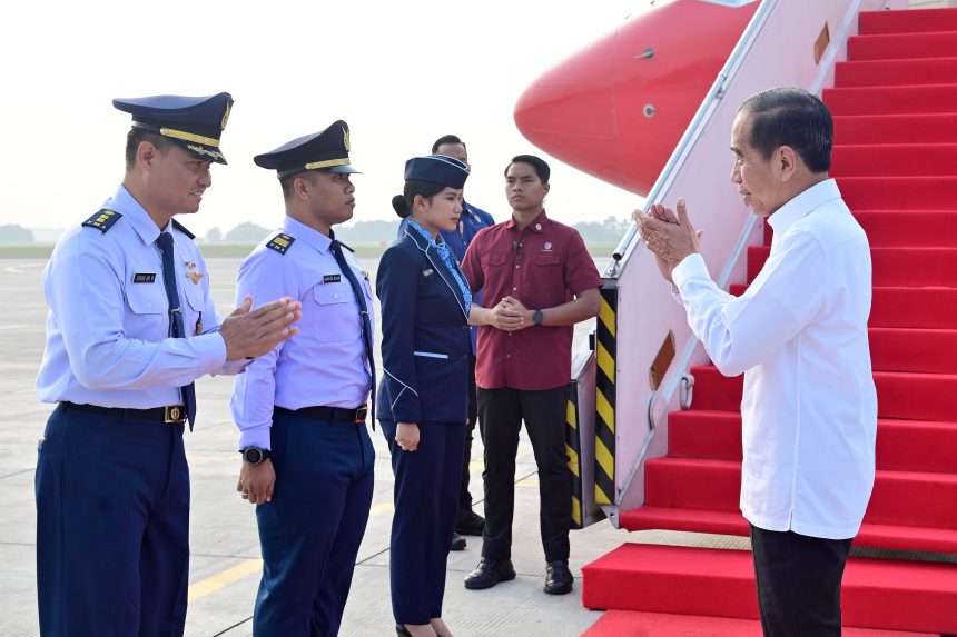 bertolak ke jateng, presiden akan resmikan pabrik bahan anoda baterai litium