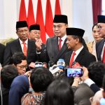 newly-inaugurated ministers, deputy minister deliver press statement