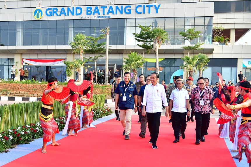 presiden resmikan kawasan industri terpadu batang