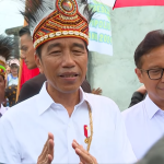 presiden tinjau pekan imunisasi nasional di jayapura
