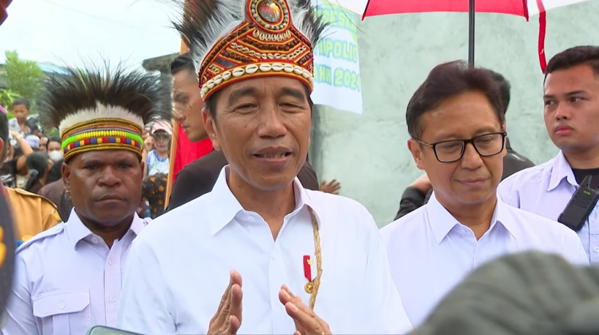 presiden tinjau pekan imunisasi nasional di jayapura