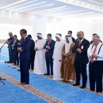 presiden jokowi salat di masjid presiden joko widodo abu dhabi