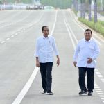 president jokowi, defense minister prabowo review nusantara’s development progress