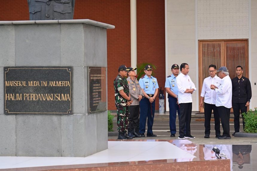 presiden jokowi dan ibu iriana kunjungan kerja ke provinsi sulawesi selatan