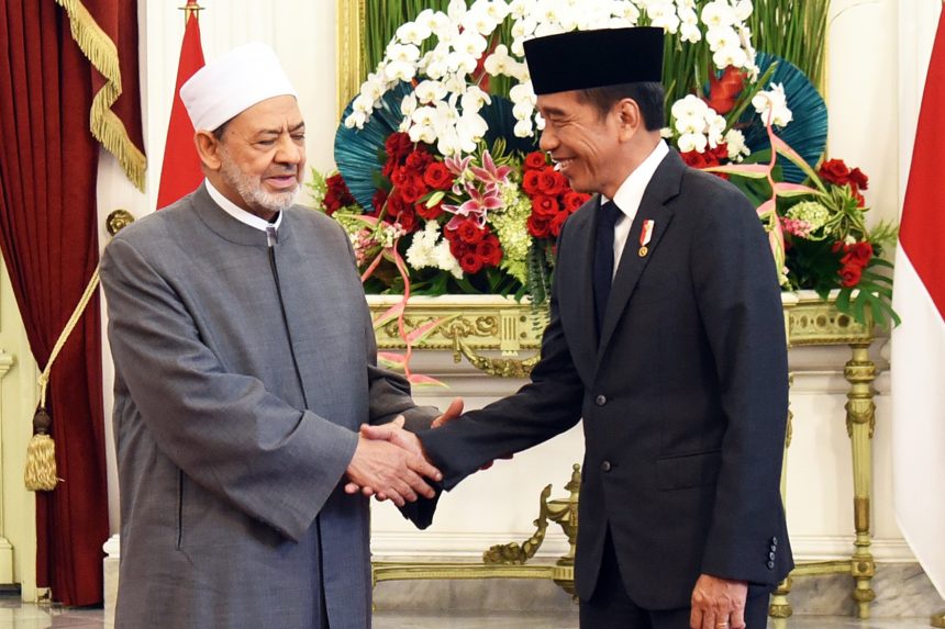 presiden jokowi sambut kunjungan grand syekh al azhar, tekankan perdamaian dan toleransi