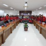 setkab terima kunjungan himpunan mahasiswa public relations universitas mercu buana