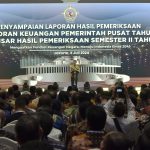 presiden ri joko widodo terima laporan hasil pemeriksaan atas laporan keuangan pemerintah pusat (lhp lkpp) tahun anggaran 2023